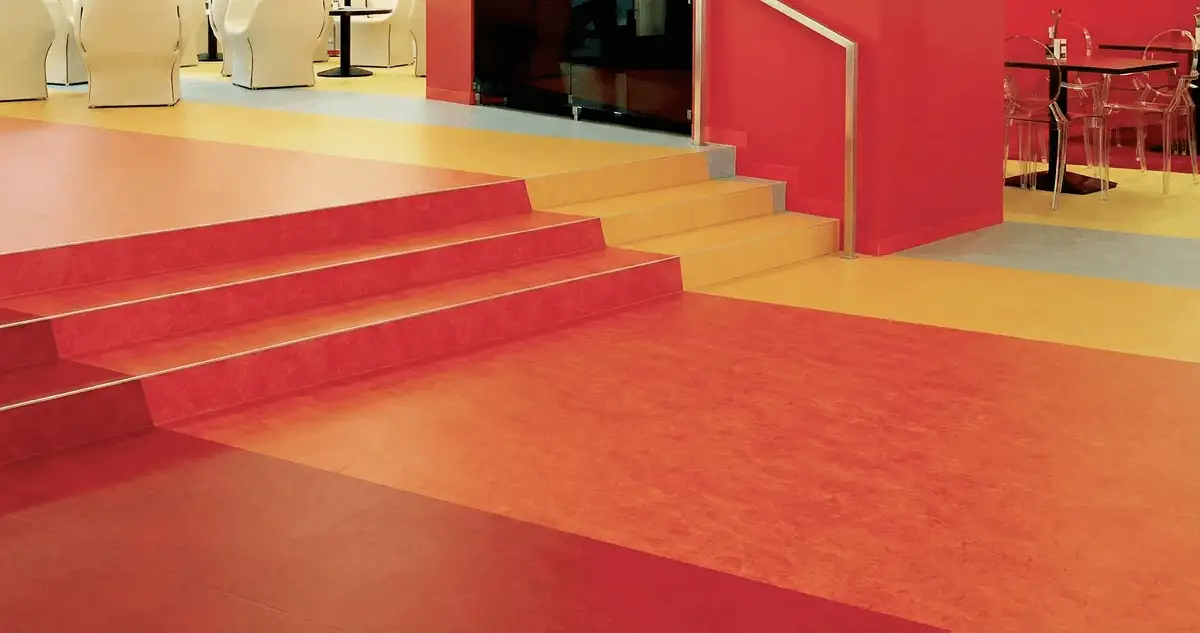 Snack bar with beautiful professionally installed linoleum flooring in Erie, PA